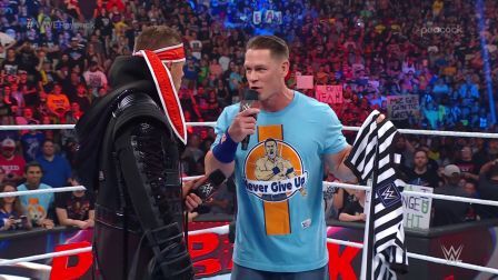Cena Guest Refree for LA Knight vs MIz