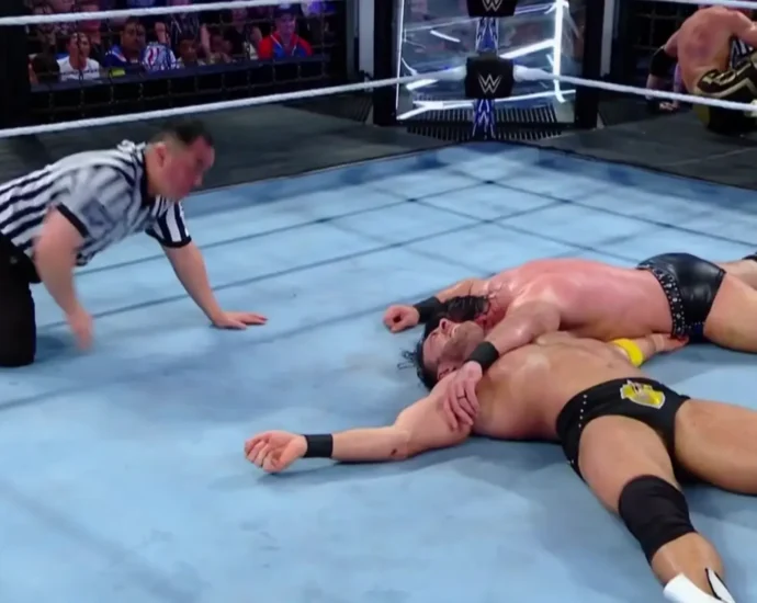 Elimination Chamber Match LA Knight vs. Kevin Owens vs. Bobby Lashley vs. Logan Paul vs. Randy Orton vs. Drew McIntyre preview