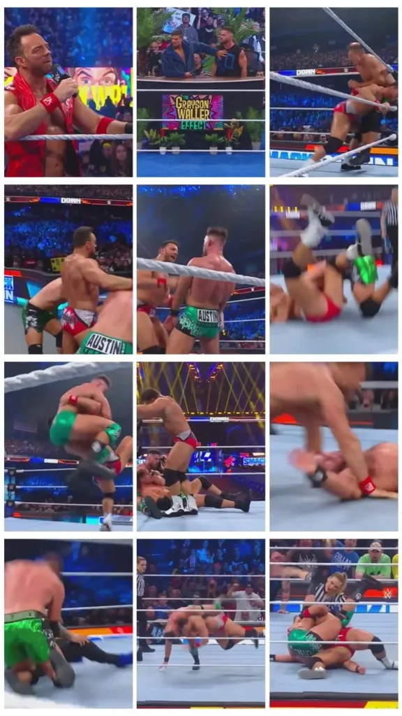 Kevin Owens and LA Knight vs. Grayson Waller and Austin Theory
