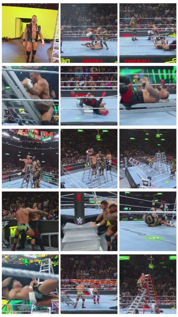 Men’s MIB Ladder Match Seth Rollins vs. Penta vs. El Grande Americano vs. Andrade vs. Solo Sikoa vs. LA Knight 2025-06-07