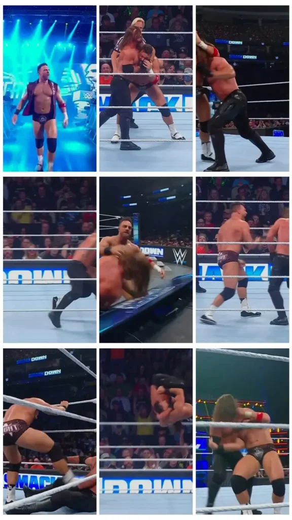 Number one contender match – LA Knight vs. AJ Styles 2024-04-19
