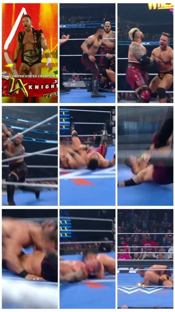 Randy Orton and LA Knight vs. Solo Sikoa and Tama Tonga 2025-04-11
