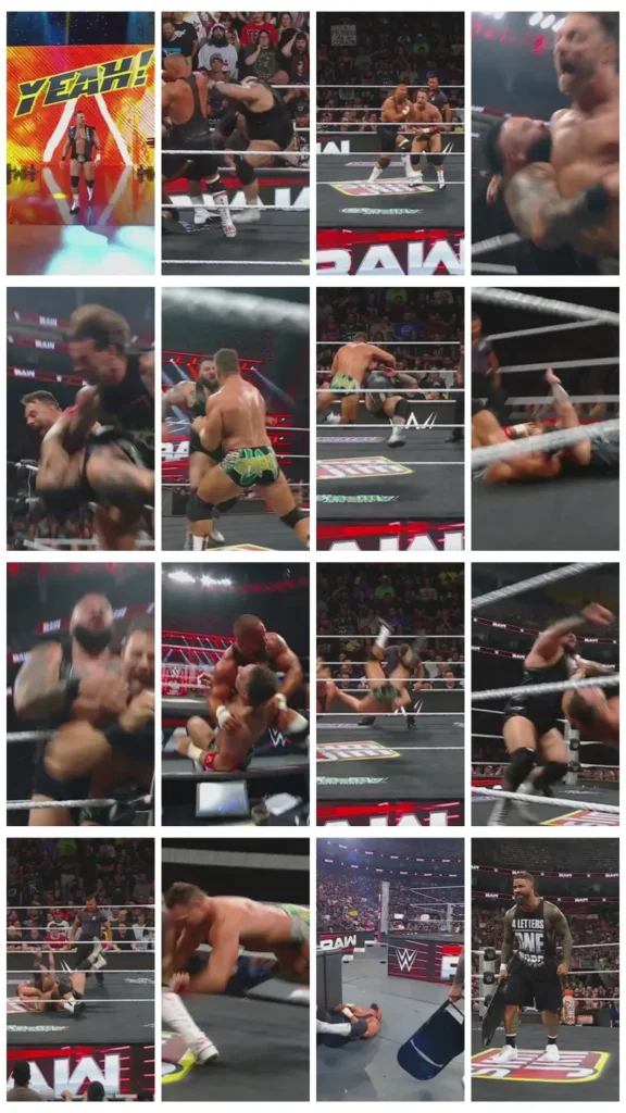 Tag Team MatchLA Knight and CM Punk vs. Bron Breakker and Big Bronson Reed 2025-08-11