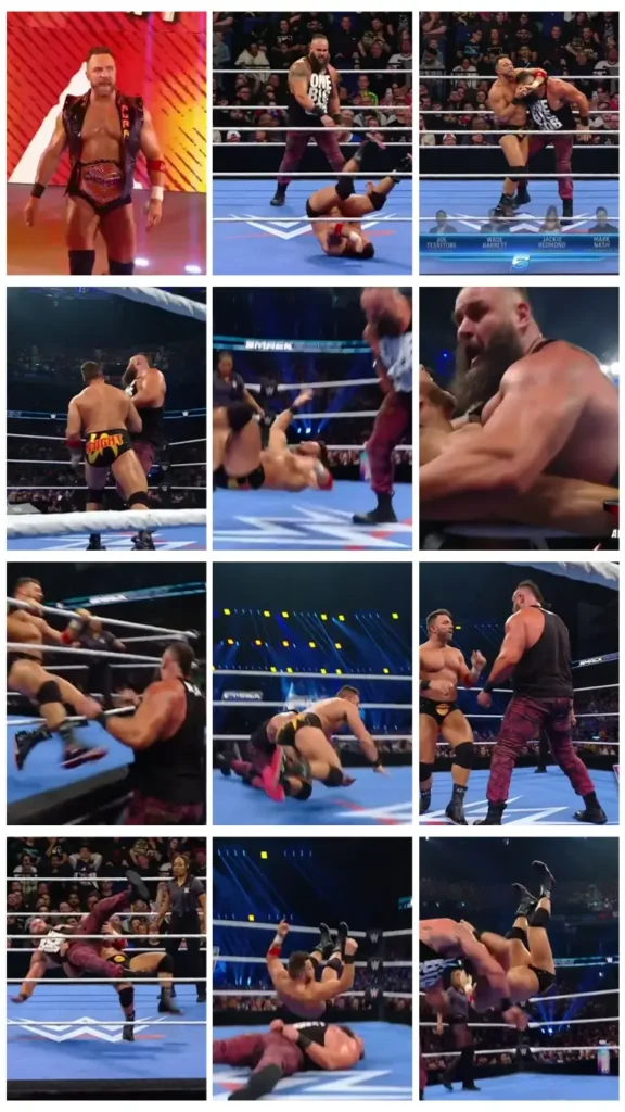 United States Championship Match LA Knight vs. Braun Strowman 2025-03-28