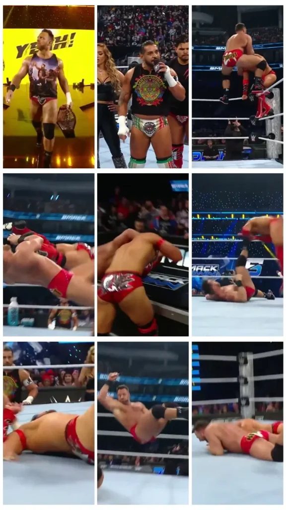 United States Championship Open Challenge - LA Knight vs. against Berto 2024-11-15