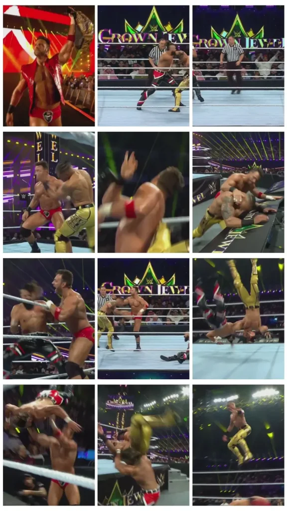 United States ChampionshipTriple Threat MatchCarmelo Hayes vs. Andrade vs. LA Knight 2024-11-02